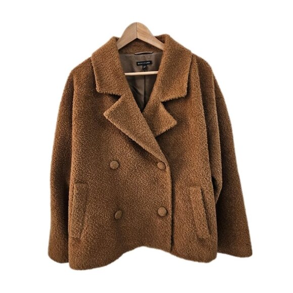 Eileen Fisher Suri Alpaca Wool Notch Collar Jacket Dark Clay L - Picture 4 of 16